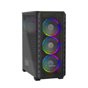 Gabinete Gaming Perseo Danaos Mesh + 4 fanes Argb