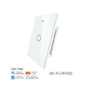 Interruptor Tactil De Pared 1 CH Tuya Smart