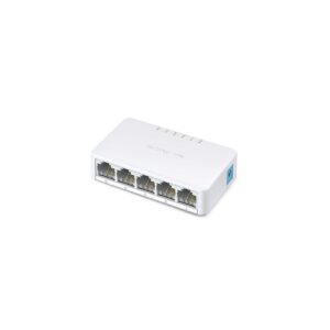 Switch Mercusys 5 puertos 100mbps