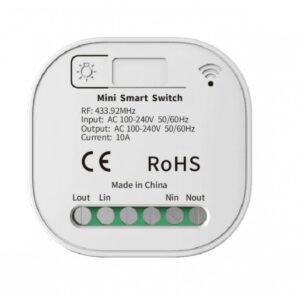 Receptor Controlador Moes RT-S-Z-RC 1 Canal RF433M