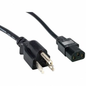 Cable De Poder Con Ficha Americana 1.2mts
