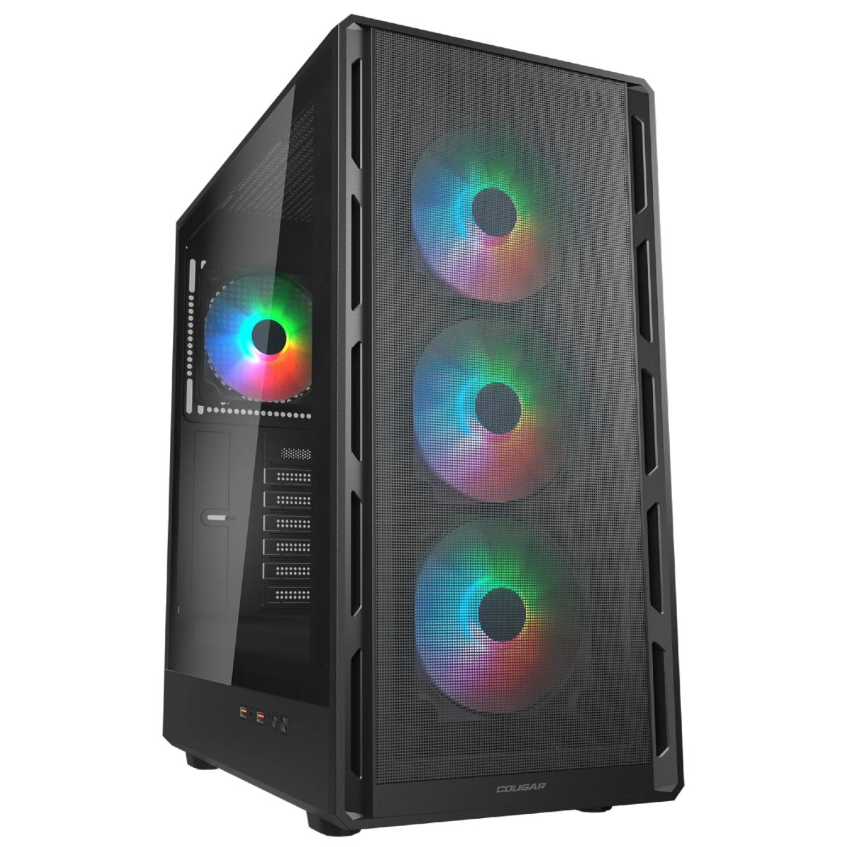Gabinete Cougar Airface Pure Rgb Black