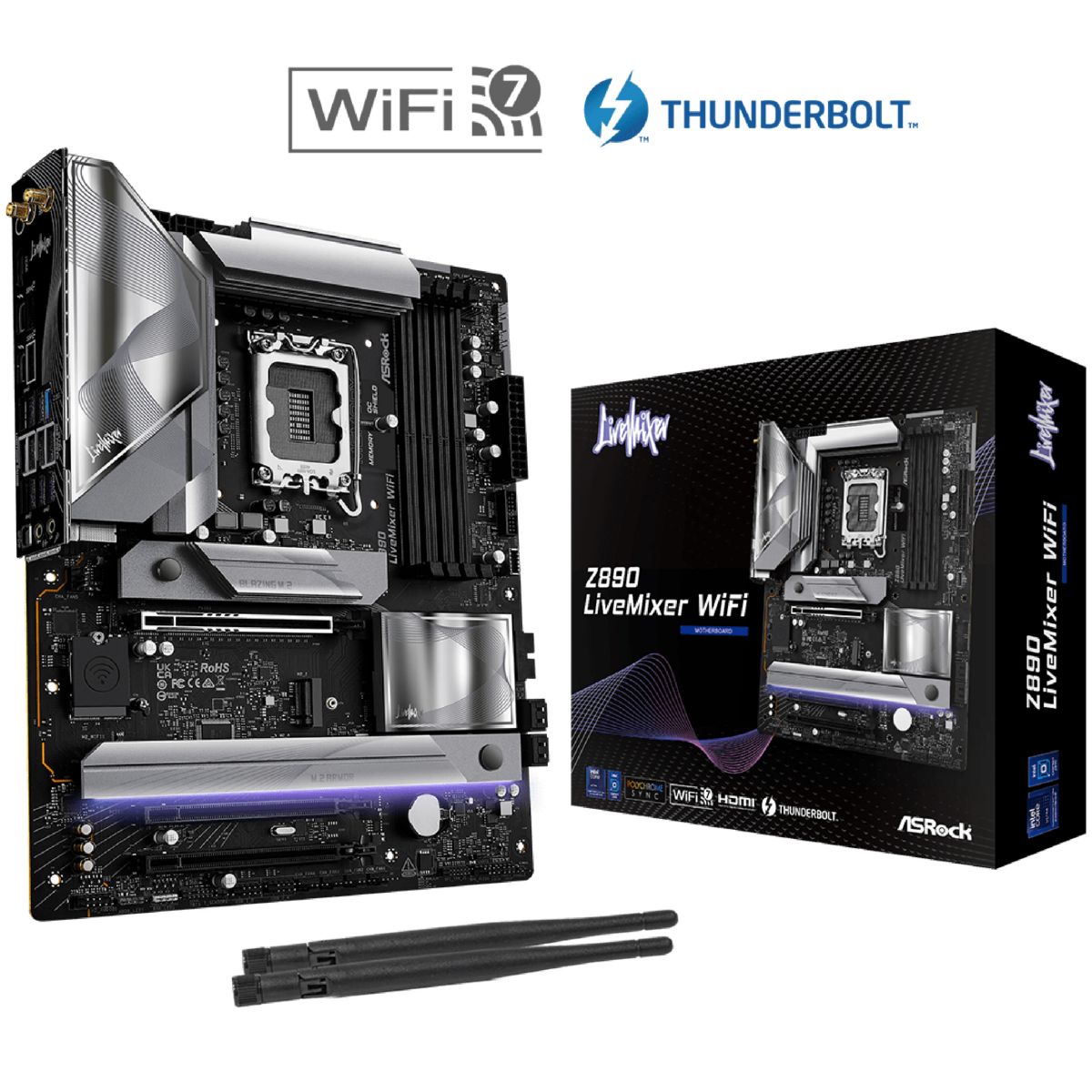 Motherboard Asrock Z890 Livemixer Wifi D5 S1851