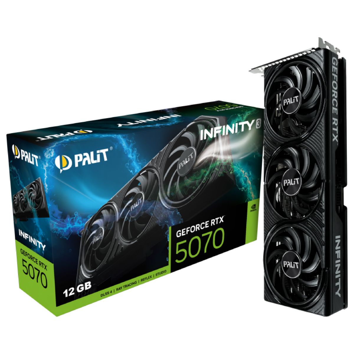 Tarjeta Palit Geforce Rtx 5070 Infinity3 12gb D7